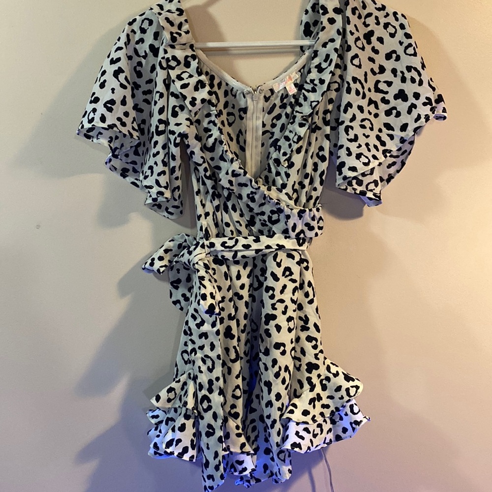 Cheetah romper